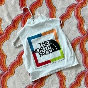 The North Face Women’s mock neck White Sleeveless Crop Top